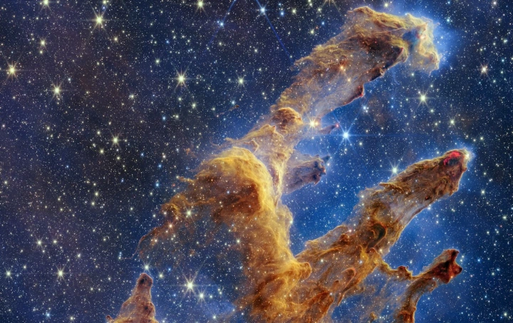 NASA’s James Webb Space Telescope Captures a new view of an iconic cosmic site ‘Pillars of Creation’.