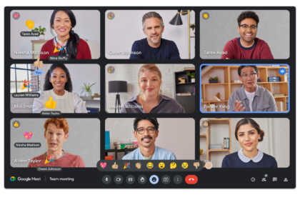 Google Meet Introduces Emoji Reactions