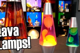 lava lamp for calming relaxing atmosphere