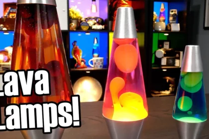 lava lamp for calming relaxing atmosphere