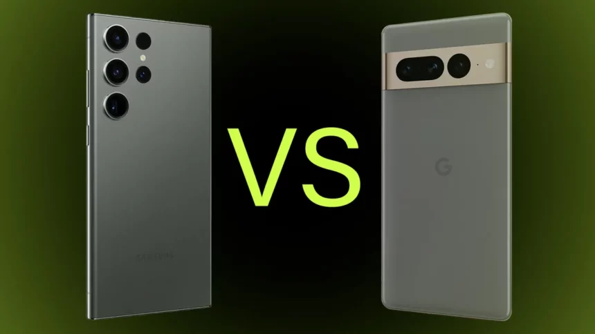 Galaxy S23 Ultra vs Pixel 7 Pro comparison