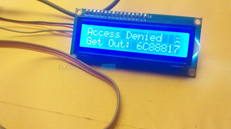 Access Control System using the RC522 RFID module
