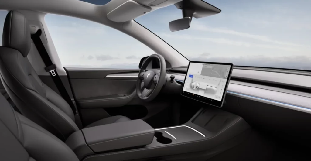 Tesla launches new Model Y Interior