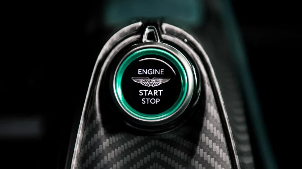 Aston Martin Valhalla Supercar engine start