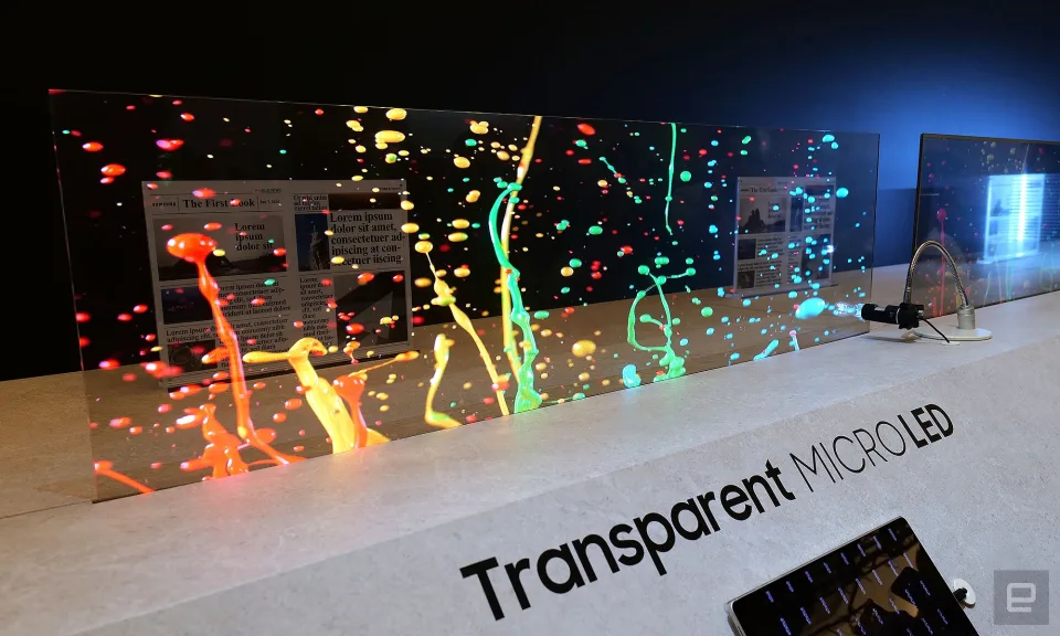 Samsung Transparent MicroLED Display
