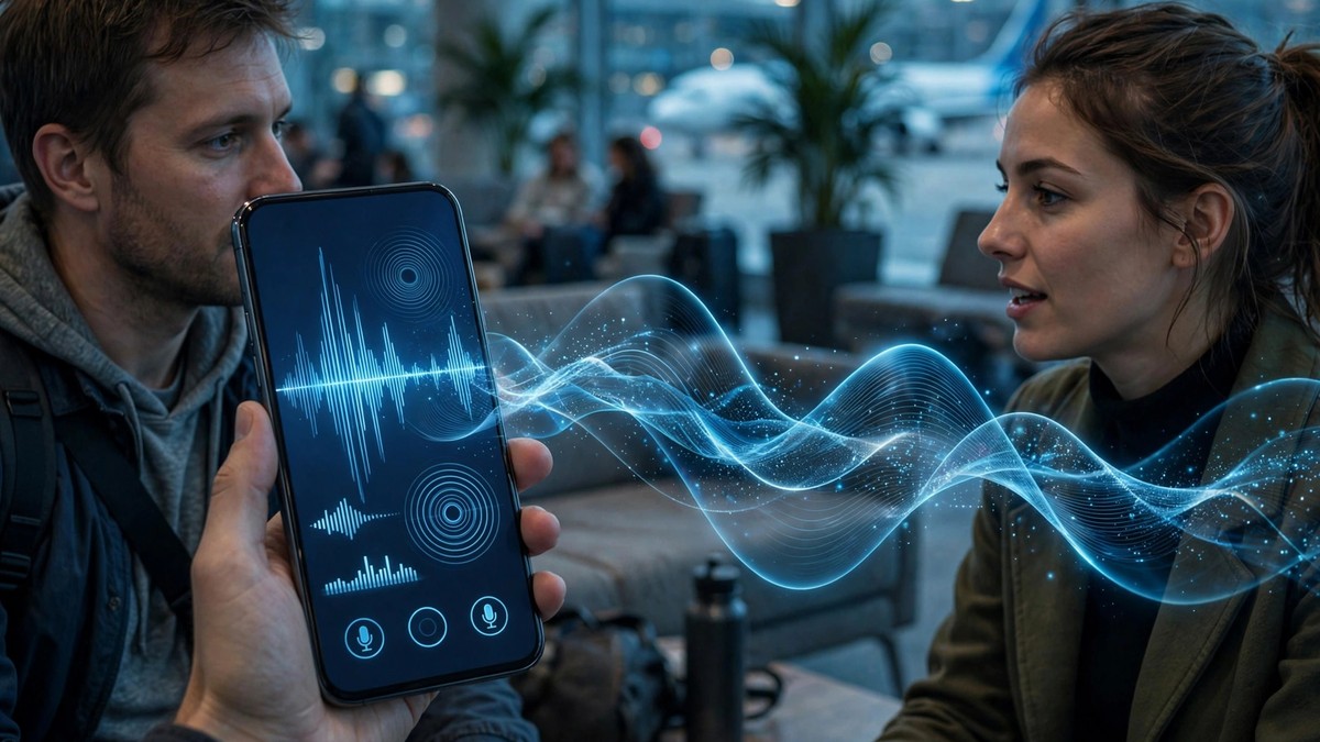 Samsung Galaxy S24 showing live translation during a voice call