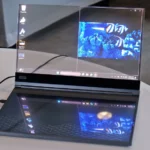 Lenovo introduces the World’s First laptop with a transparent microLED display