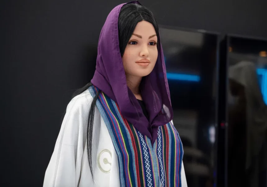 Saudi Arabia female humanoid robot