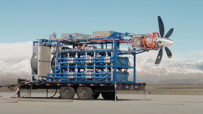 World's Largest Liquid Hydrogen-Power aircraft engine tested in the U.S
