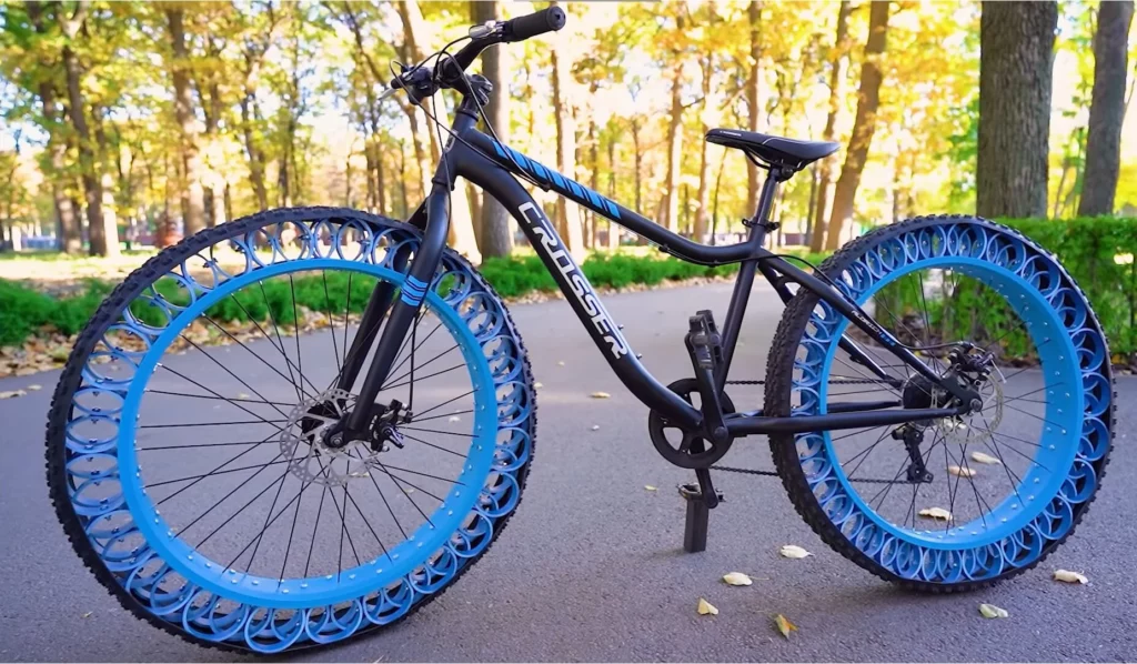 Airless tires bikes are punchure free