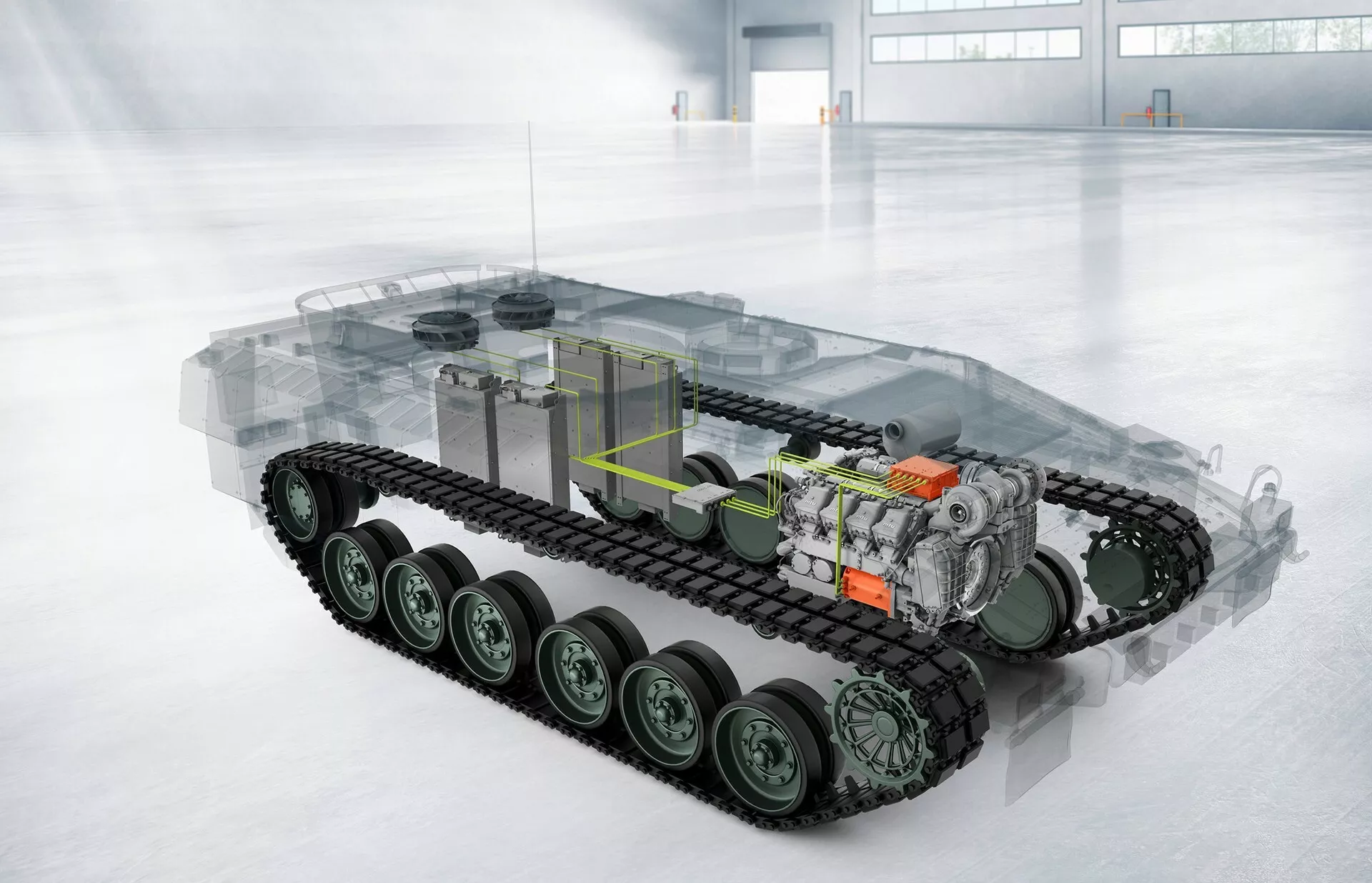 RollsRoyce Unveils 1,475HP Hybrid Engine for Future NATO Tanks