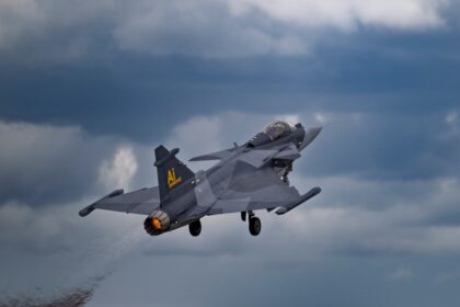 Saab Gripen E fighter jet
