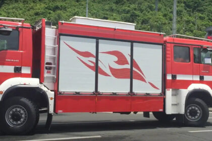 two-headed fire truck