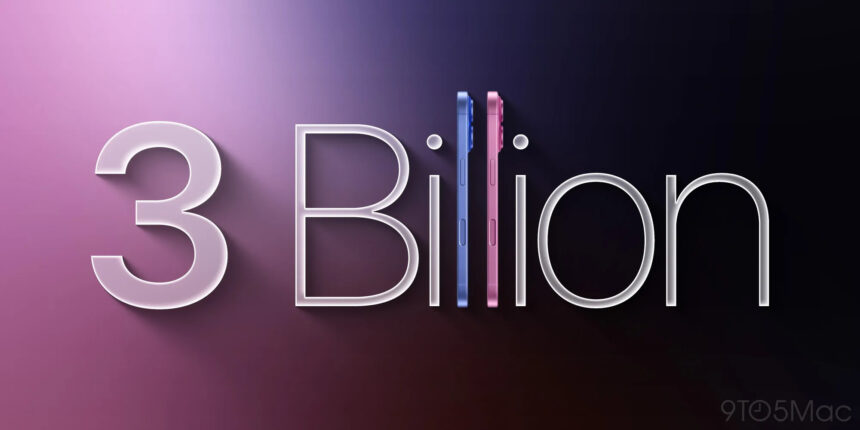 Apple 3 billion iPhones