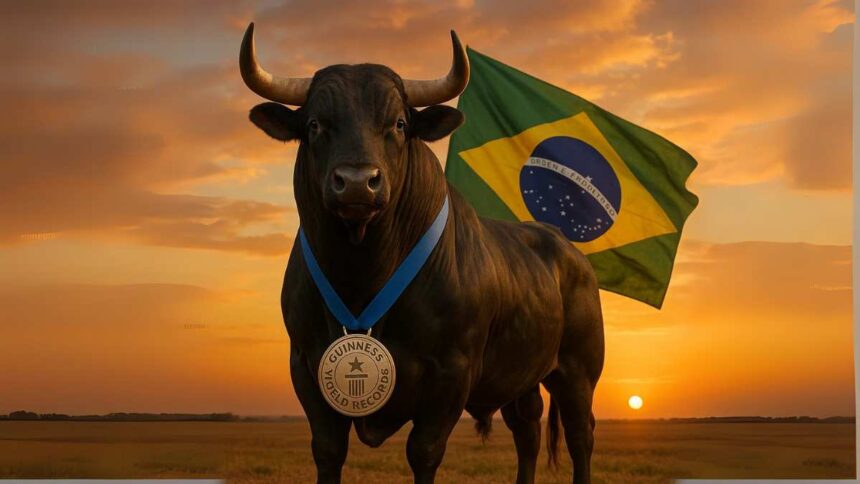 Brazilian Girolando Cow