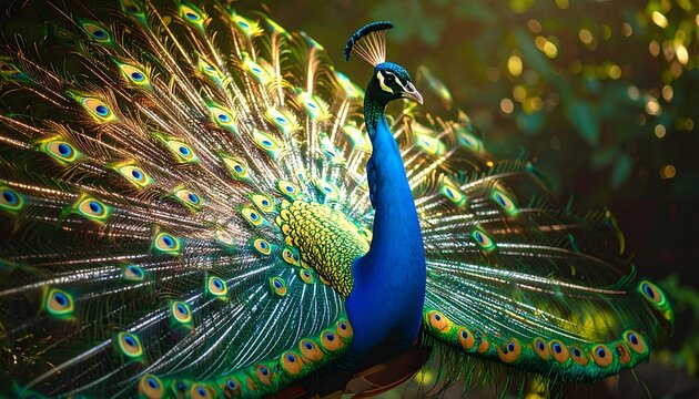 Peacock Feathers Can Emit Laser Light