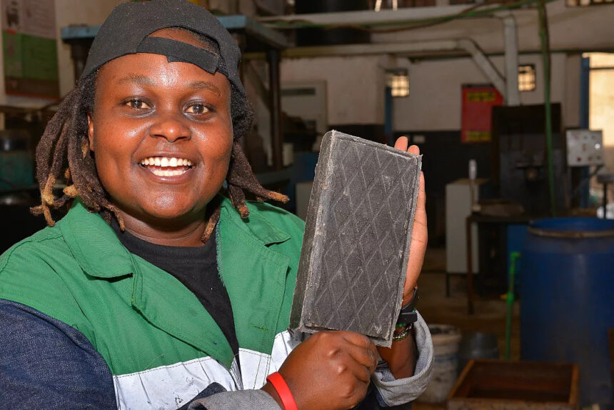 Kenya plastic bricks