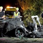 tesla accident Germany