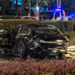 Xiaomi SU7 electric car accident