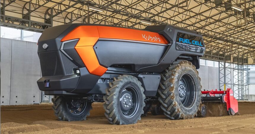Kubota hydrogen-powered-tractor-japan