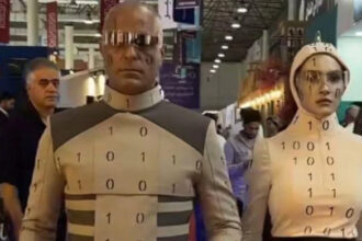 Humans In Costumes Iran Tech Expo