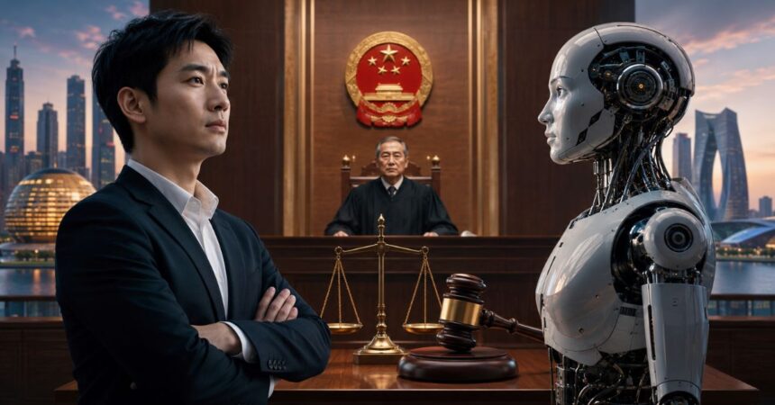 China AI worker dismissal case