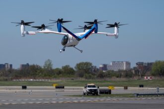 Joby Aviation electric air taxi in New York City