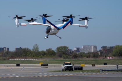 Joby Aviation electric air taxi in New York City